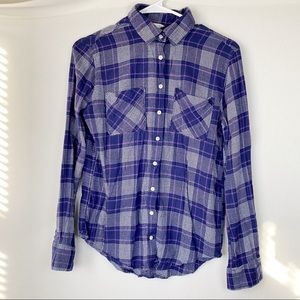 Aeropostale Long Sleeve Plaid Button-Down Shirt M